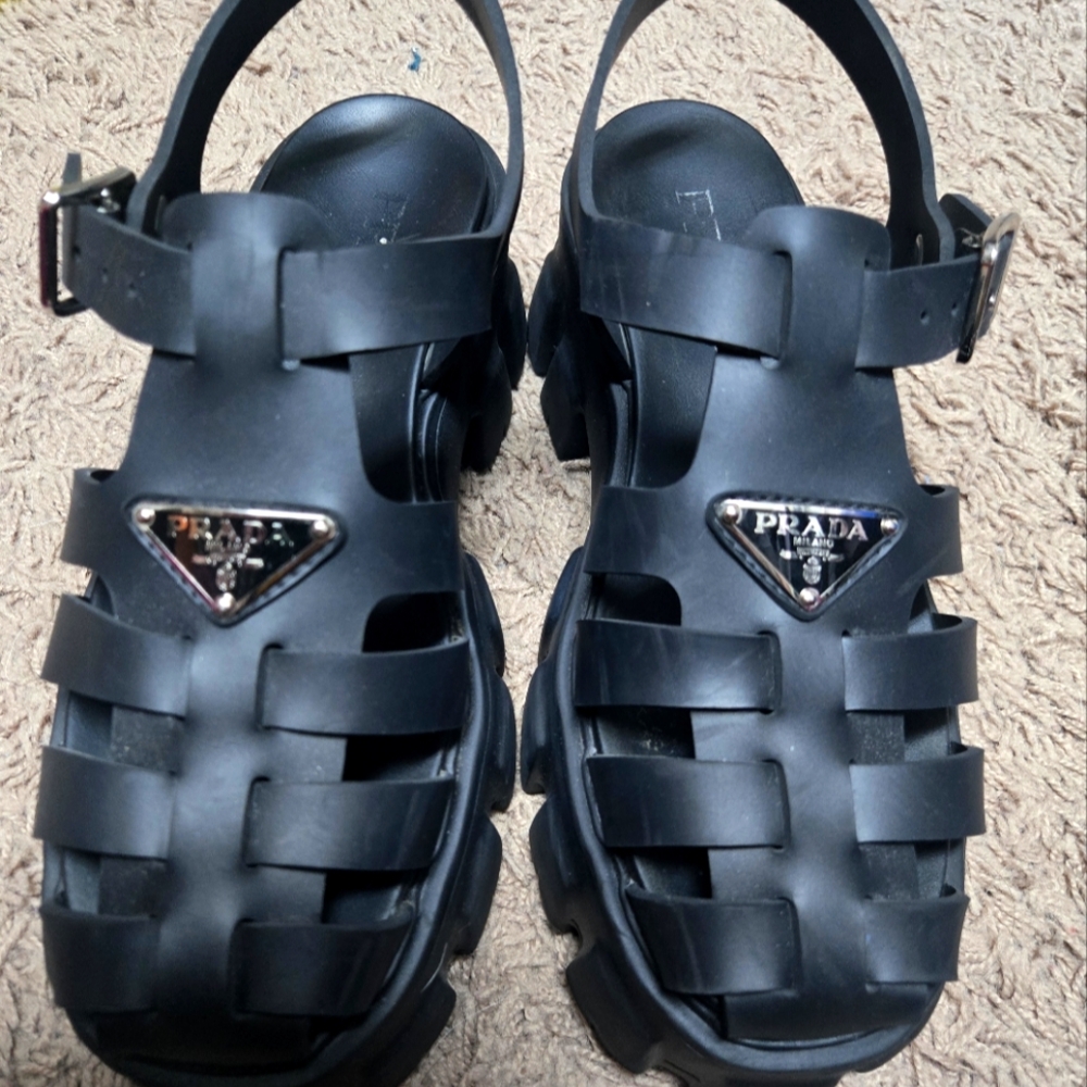 PRADA slingback sandals